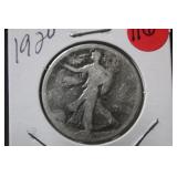 1920 Walking Liberty Silver Half Dollar