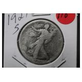 1927-S Walking Liberty Silver Half Dollar