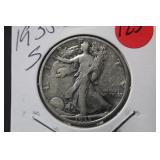 1935-S Walking Liberty Silver Half Dollar