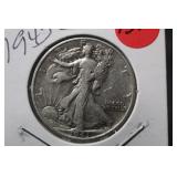 1943 Walking Liberty Silver Half Dollar