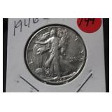 1946 Walking Liberty Silver Half Dollar