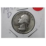 1946-D Washington Silver Quarter