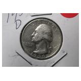 1950-D Washington Silver Quarter