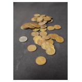 Lot of 50 Unsearched Wheat Cents
