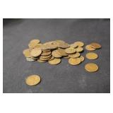 Lot of 50 Unsearched Wheat Cents