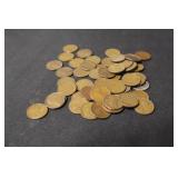 Lot of 50 Unsearched Wheat Cents