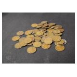 Lot of 50 Unsearched Wheat Cents