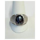 Sterling Silver Hematite Men