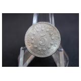 1868 Shield Nickel Excellent Coin