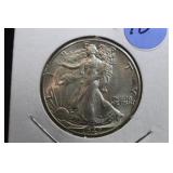 1942 Uncirculated Walking Liberty Silver Half