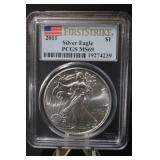2011 MS69 1oz .999 Pure Silver Eagle Certified