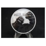 1oz .999 Pure Silver Marvel HULK Coin