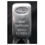 5oz .999 Pure Silver Bar