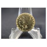 1914 $2.5 Gold Indian Quarter Eagle