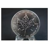 2013 1oz .9999 Pure Silver Maple Leaf Coin