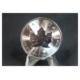 2021 1oz .9999 Pure Silver Maple Leaf Coin