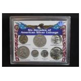 Six Decades of American Silver Coinage Collection