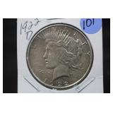 1922-D U.S. Silver Peace Dollar