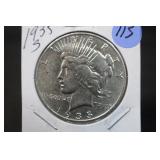 1935-S U.S. Silver Peace Dollar