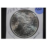 1885 Uncirculated Morgan Silver Dollar