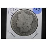 1896-O Morgan Silver Dollar