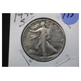 1940-S Walking Liberty Silver Half Dollar