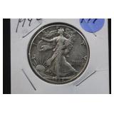 1942 Walking Liberty Silver Half Dollar