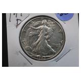 1942-D Walking Liberty Silver Half Dollar