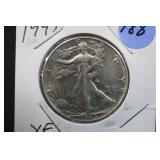 1945 Walking Liberty Silver Half Dollar