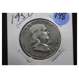 1950 Franklin Silver Half Dollar