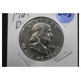 1961-D Franklin Silver Half Dollar
