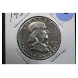 1959 Franklin Silver Half Dollar