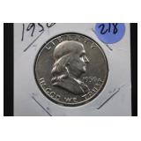 1956 Franklin Silver Half Dollar