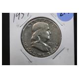 1957 Franklin Silver Half Dollar