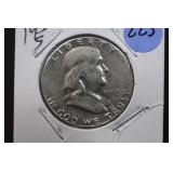 1953-S Franklin Silver Half Dollar