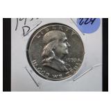 1953-D Franklin Silver Half Dollar