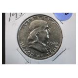 1952 Franklin Silver Half Dollar