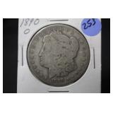 1890-O Morgan Silver Dollar