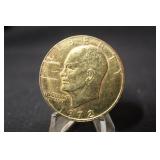 1972 Gold Plated Eisenhower Dollar