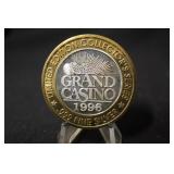 1996 .999 Silver Casino Token