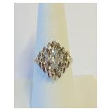 Unmarked Silver Ring Size 8