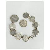Lot of Coins that Were in Bracelet