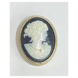 Fashion Cameo Style Brooch/Pendant
