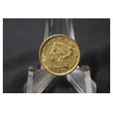 1851 $2.5 Quarter Eagle Gold Coin