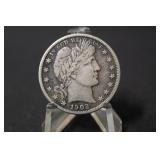 1902-S Barber Silver Half Dollar Key Date