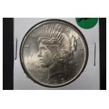 1923 Uncirculated Silver U.S. Peace Dollar