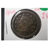 1849 Braided Hair Large Cent