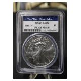 2014-W West Point MS70 Silver Eagle
