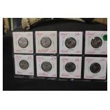 Lot of 8 UNC Lewis and Clark Nickels