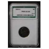 2000-S PR69 Dcam Jefferson Nickel Certified